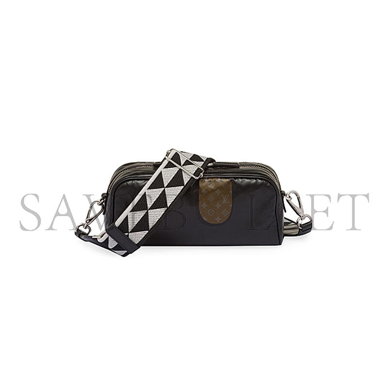 PRADA NAPPA ANTIQUE LEATHER MULTI-POCKET SHOULDER BAG 1BH198 (22*10.5*7cm)